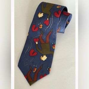 THE BEATLIES 1964 IF I FELL NAVY‎ BLUE 100% SILK TIE